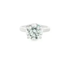 [KR20550BR400A1] 18K WHITE GOLD LAB GROWN DIAMONDS RING