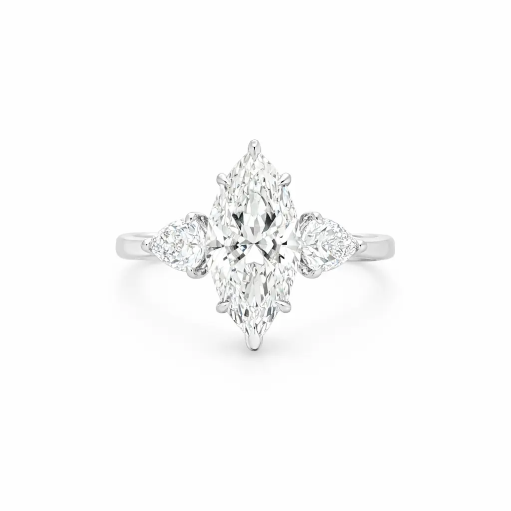 [KR21112MQ200] Forever Marquise Diamond Ring