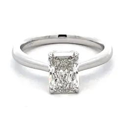 18K WHITE GOLD LAB GROWN DIAMONDS RING