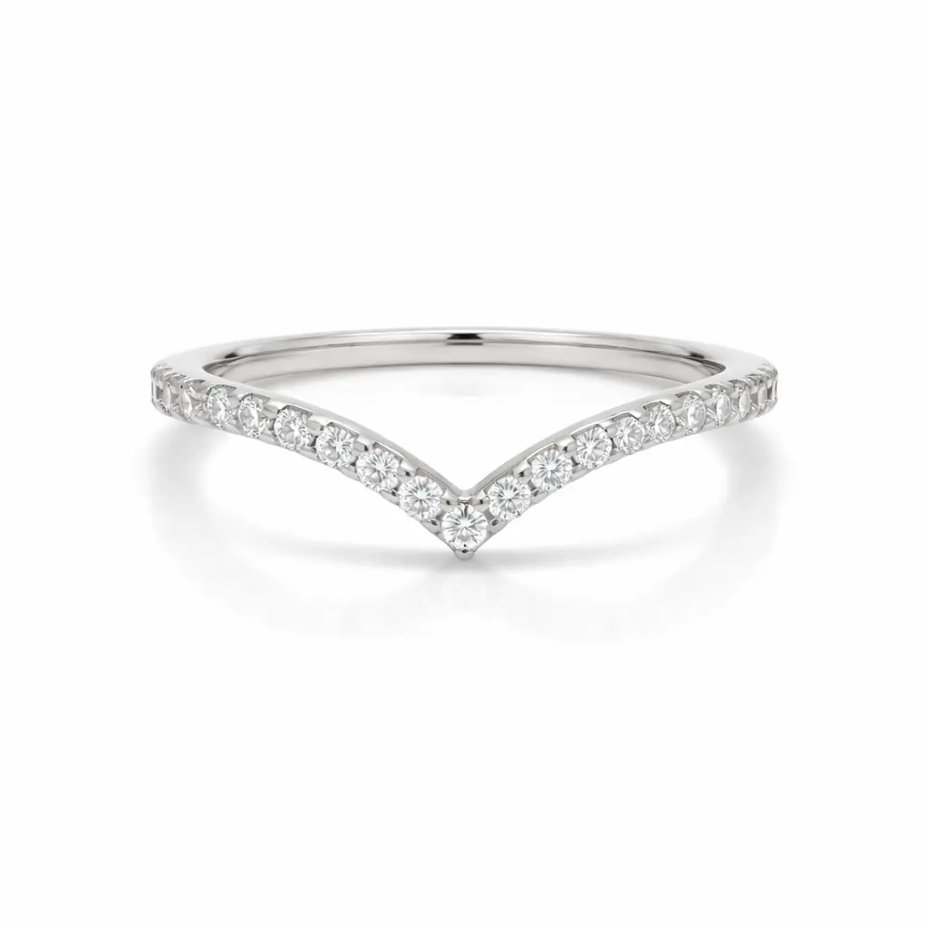 V Diamond Ring