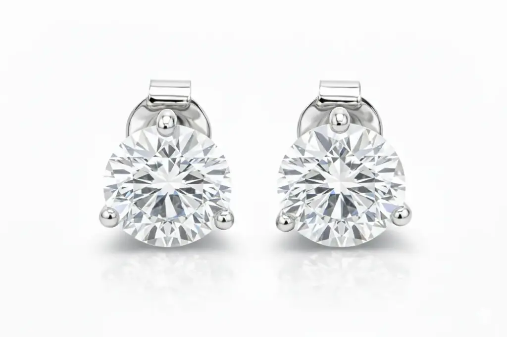 [25P19346] Studs Diamonds Earrings
