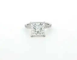 [KR21122PC500] 18K WHITE GOLD LAB GROWN DIAMONDS RING