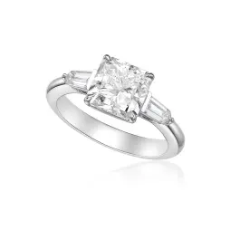 [KR19617RC250] 18K WHITE GOLD LAB GROWN DIAMONDS RING