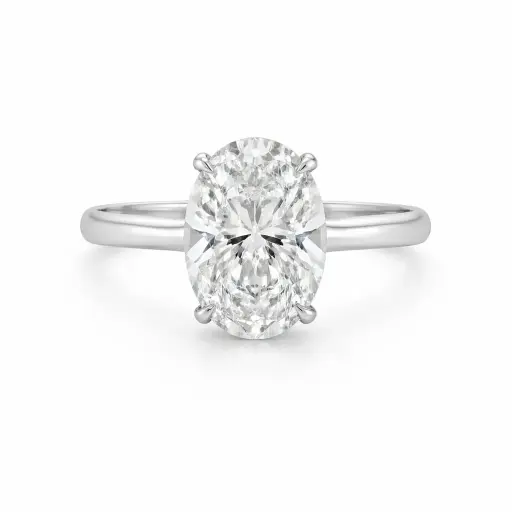 [KR20586OV400] Forever Oval Diamond Ring