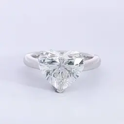 [KR20615HS400] 18K WHITE GOLD LAB GROWN DIAMONDS RING