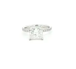 [KR21122PC300] 18K WHITE GOLD LAB GROWN DIAMONDS RING