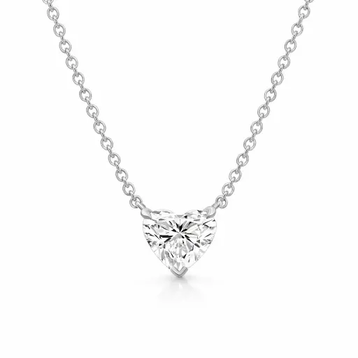 [PJ0038] Heart Diamond Necklace