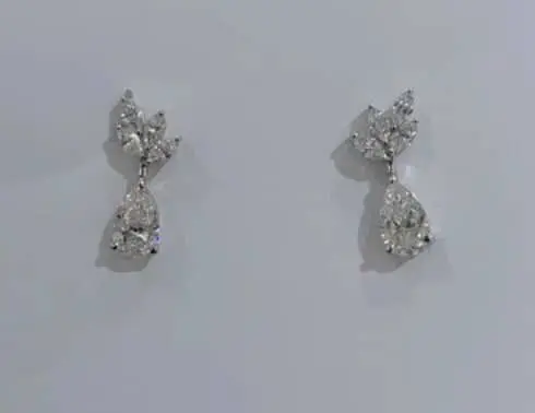 [PJR006] PEAR SHAPE EARINGS